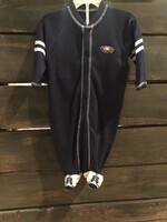 INFANT SPORT SHOE FOOTED ROMPER