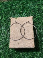 MHH STERLING SILVER HOOPS