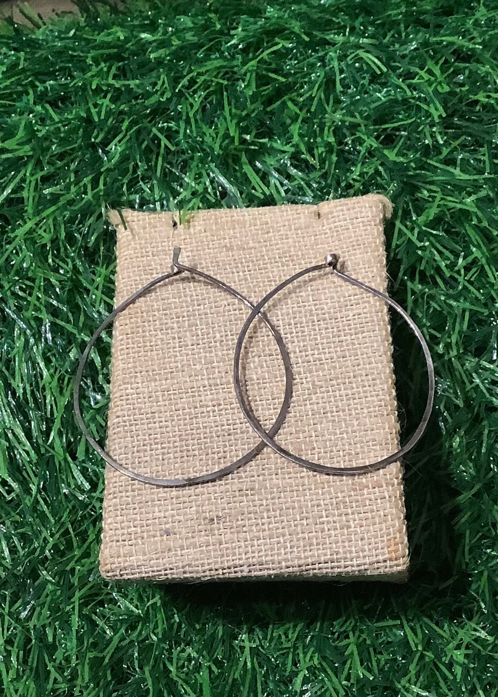 MHH STERLING SILVER HOOPS