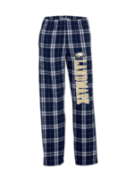 YOUTH COED FLANNEL PANT WITH LOGO ON LEG