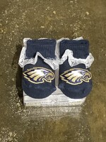 NEWBORN BOOTIES WITH LACE IN GIFT BOX