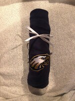 SOLID BLANKET, RECEIVING BLANKET, NAVY