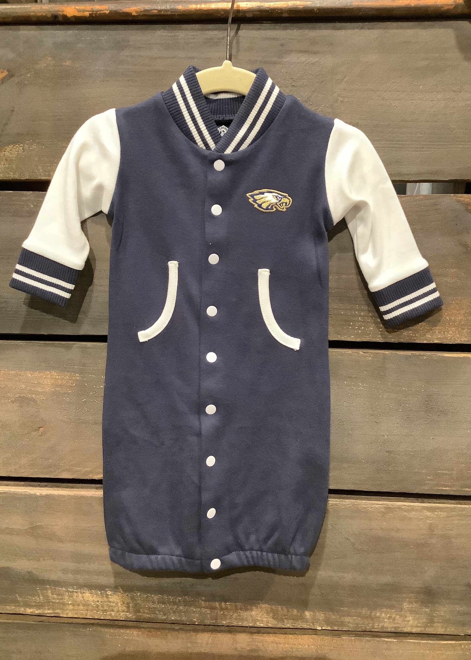 VARSITY CONVERTIBLE NEWBORN ROMPER