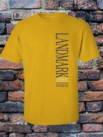 BELLA CANVAS HEATHERED MUSTARD SHORT SLEEVE TEE WITH SCREEN PRINT FRONT AND BACK