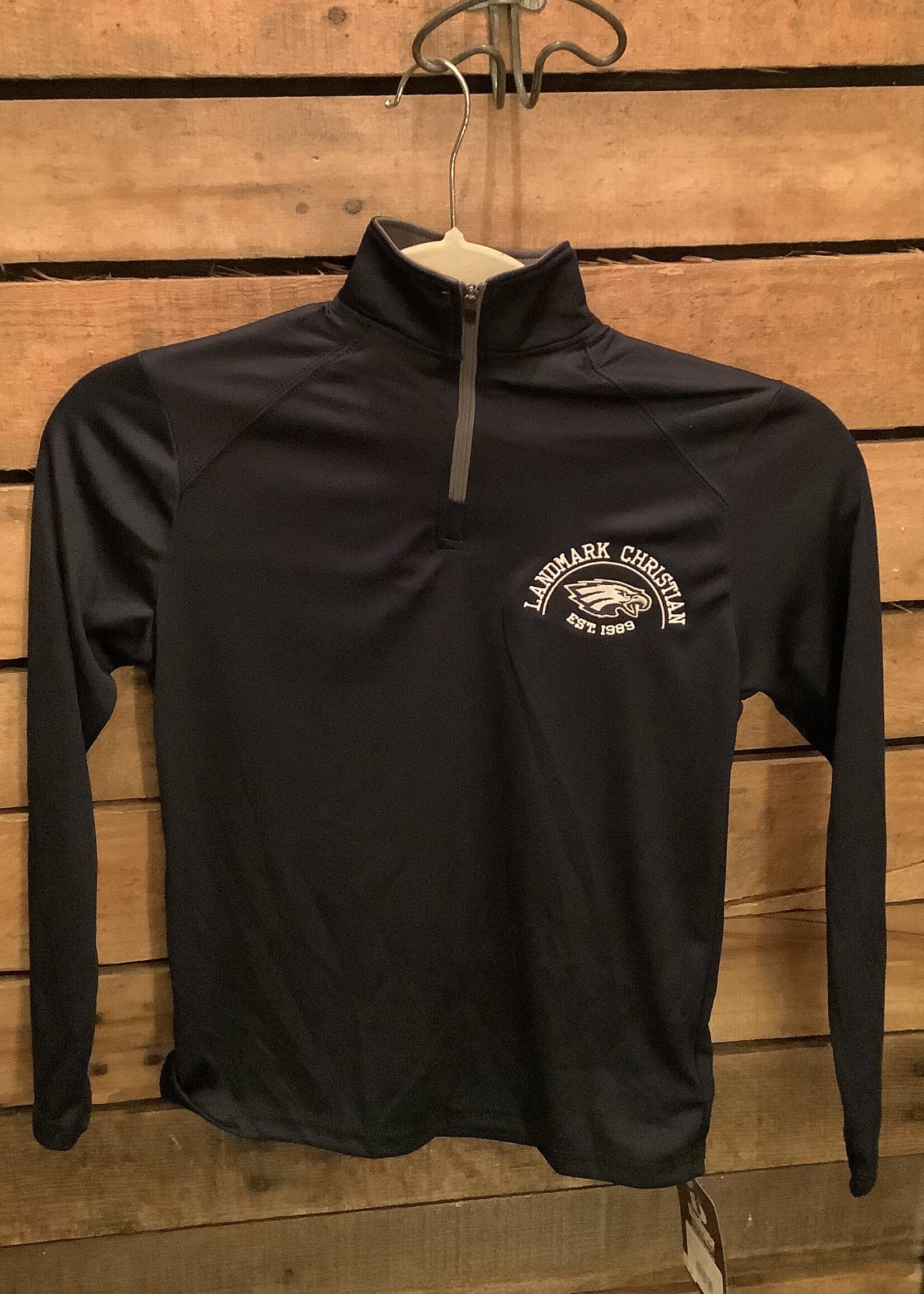 YOUTH BADGER B-CORE PERFORMANCE 1/4 ZIP NAVY