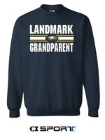 GRANDPARENT SWEATSHIRT WITH EMBROIDERY FRONT - NAVY
