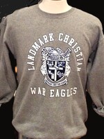 ADULT POWERBLEND FLEECE CREW BY CHAMPION OFFERED IN HEATHER GREY