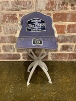 STONE WASH BLUE ADJUSTABLE TRUCKER HAT