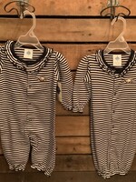 RUFFLED NAVY STRIPED CONVERTIBLE