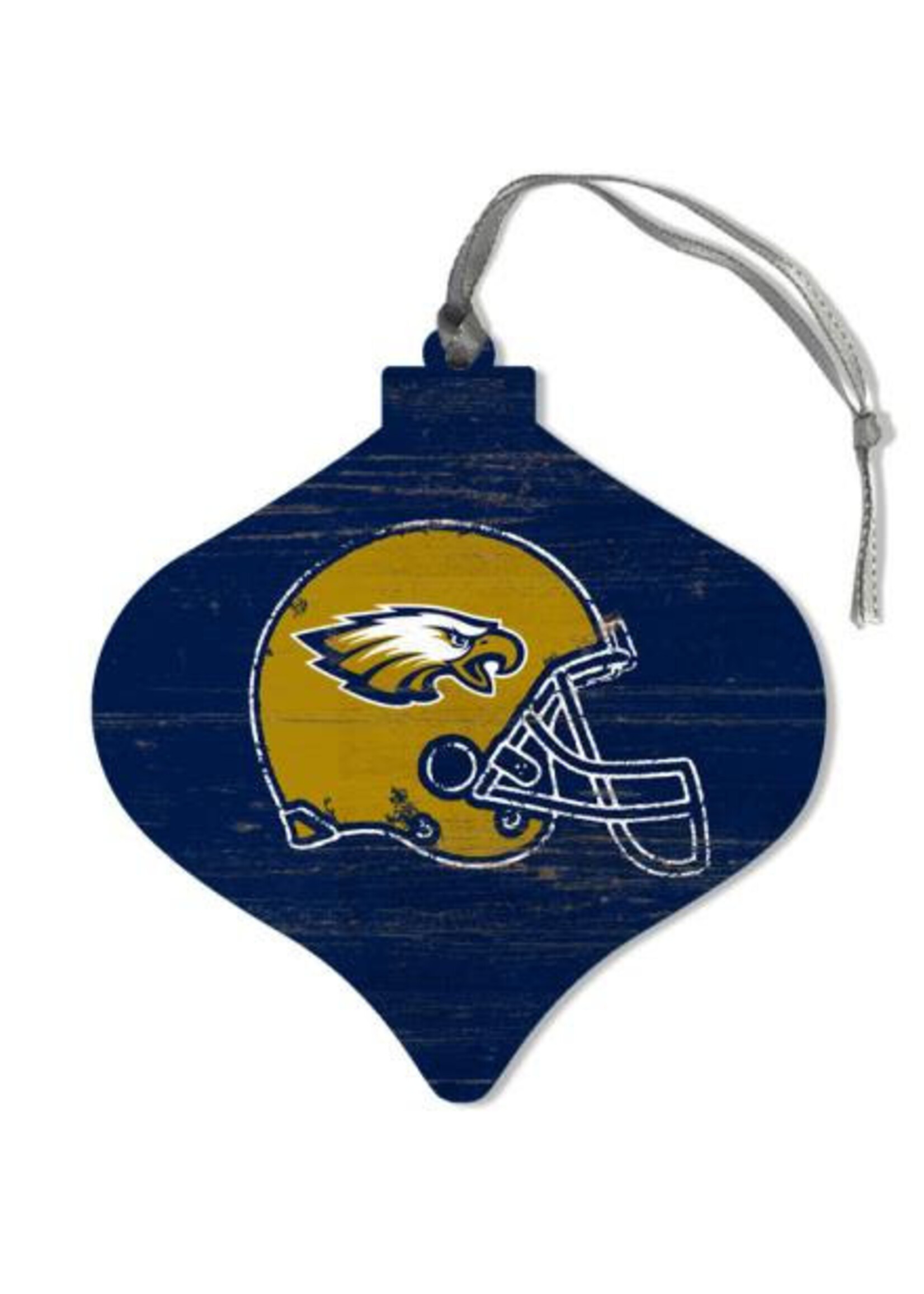 L2 WOOD ORNAMENT - FOOTBALL