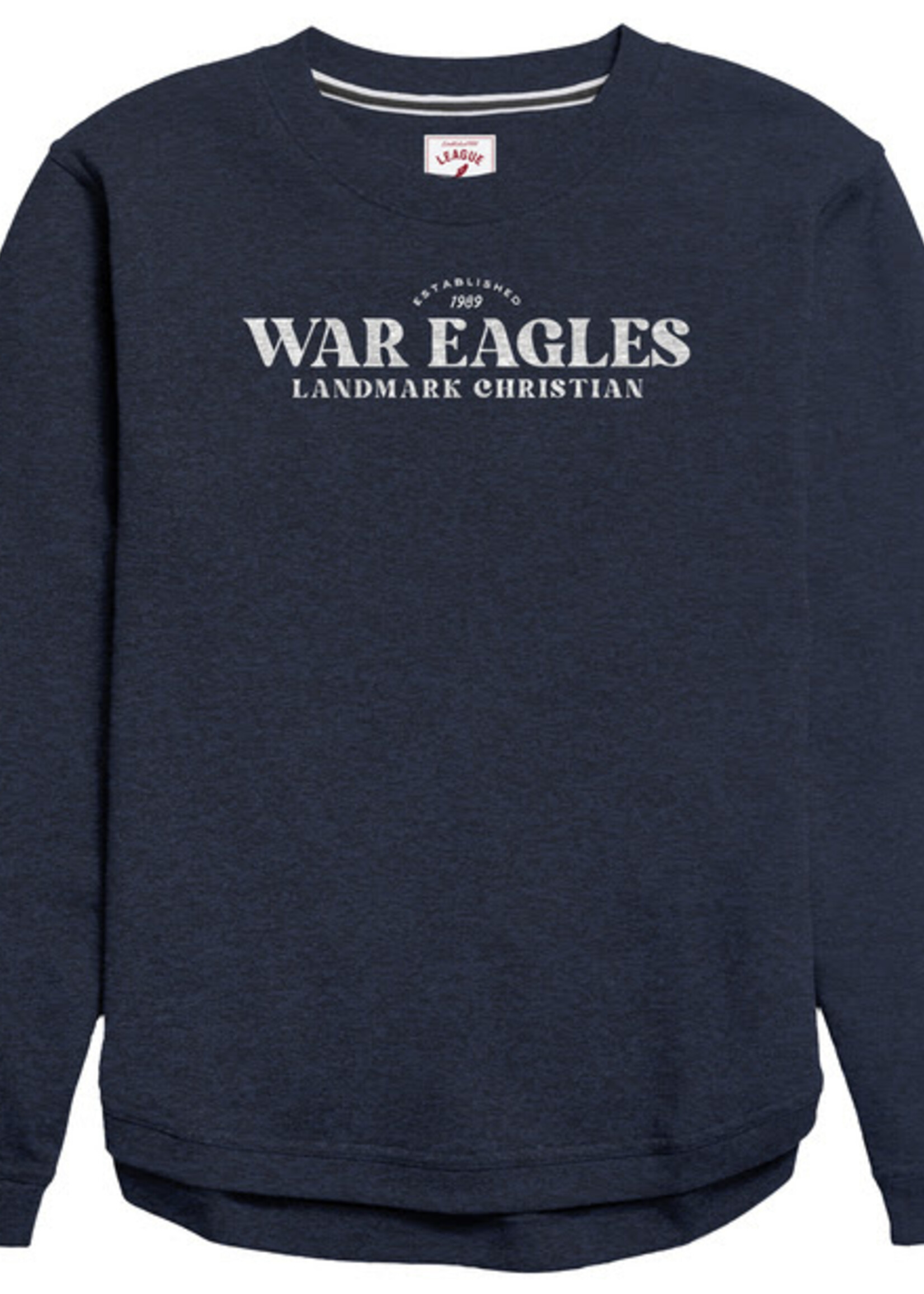 LADIES CREWNECK WITH CURVE HIGH LOW BOTTOM