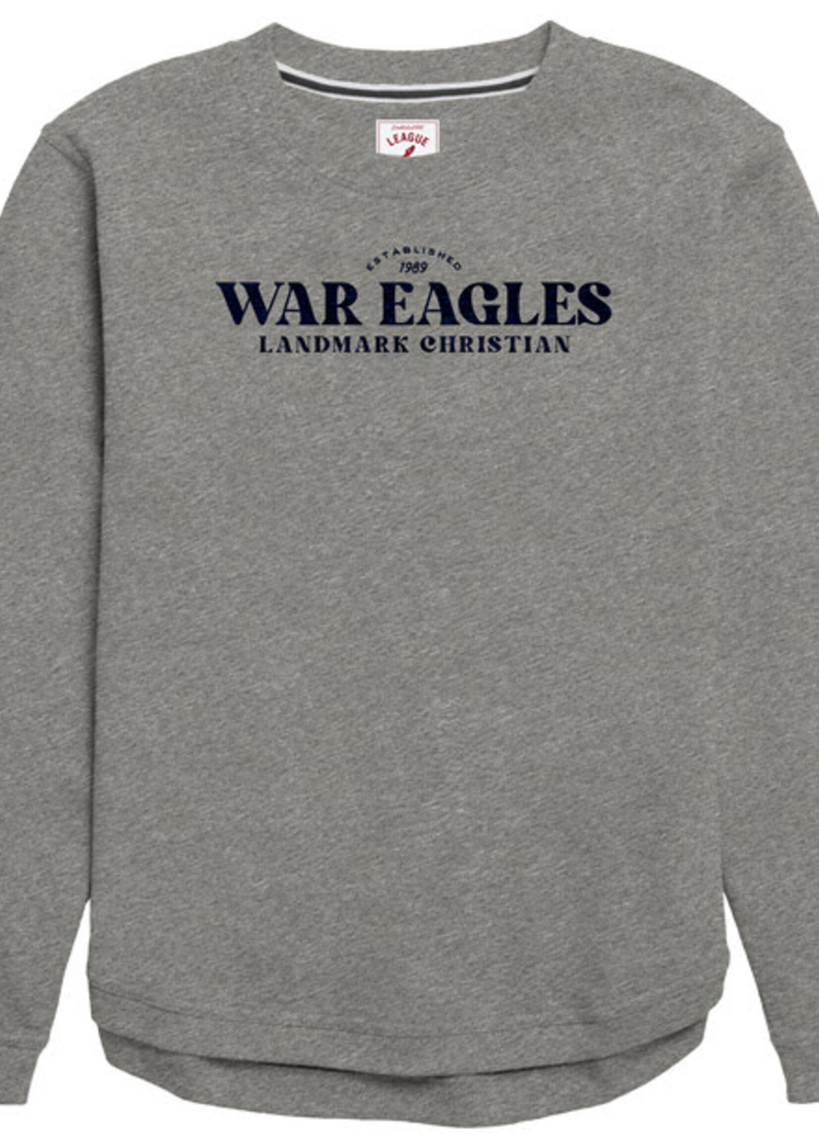 LADIES CREWNECK WITH CURVE HIGH LOW BOTTOM