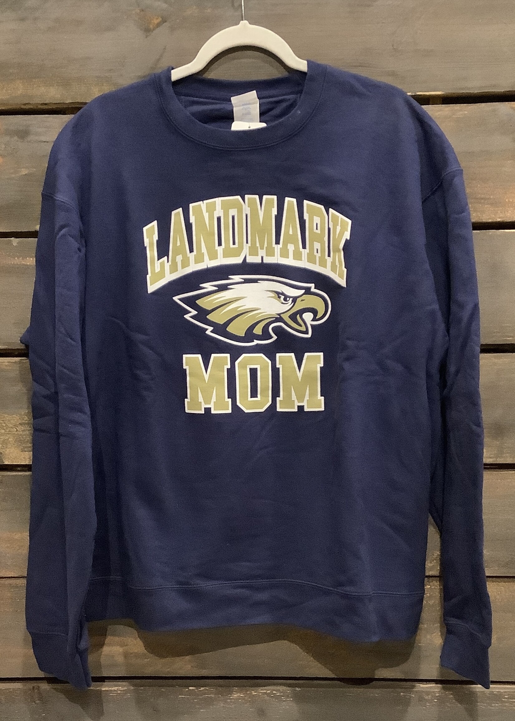 NAVY  CREWNECK MOM SWEATSHIRT