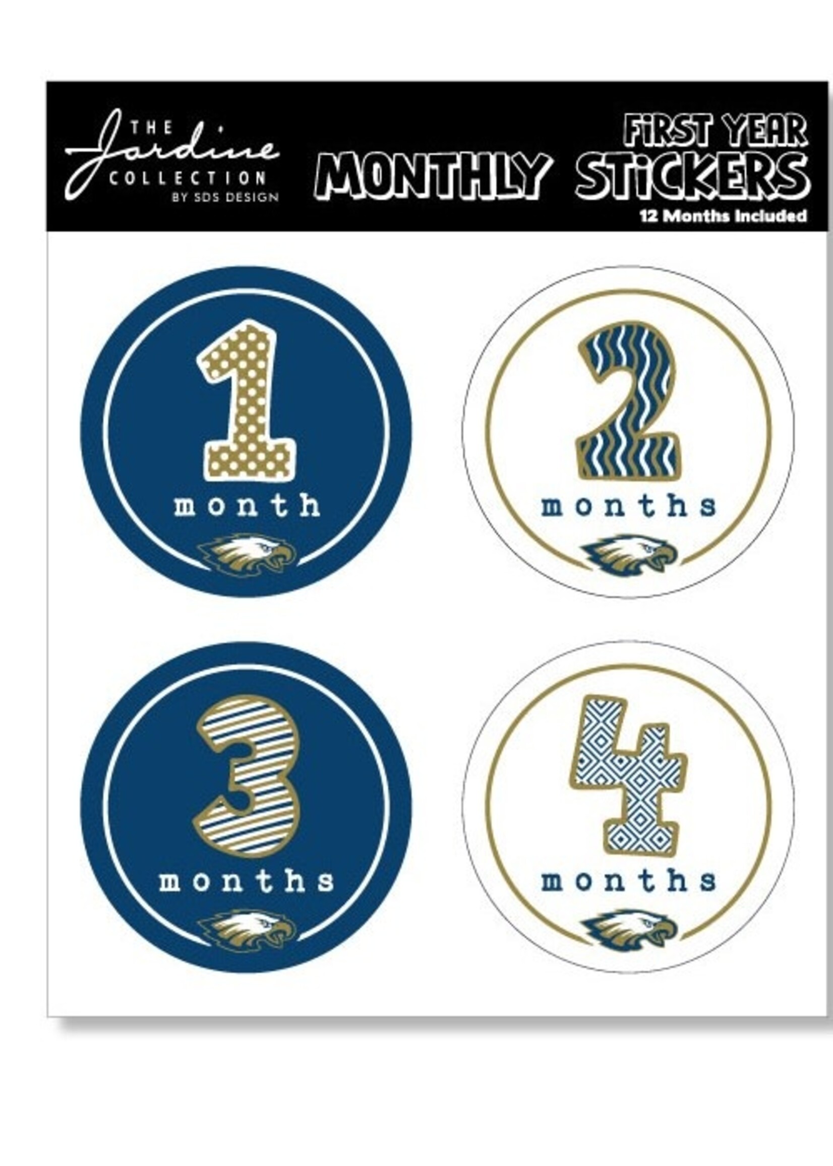 LANDMARK BABY  FIRST YEAR MILESTONE STICKERS