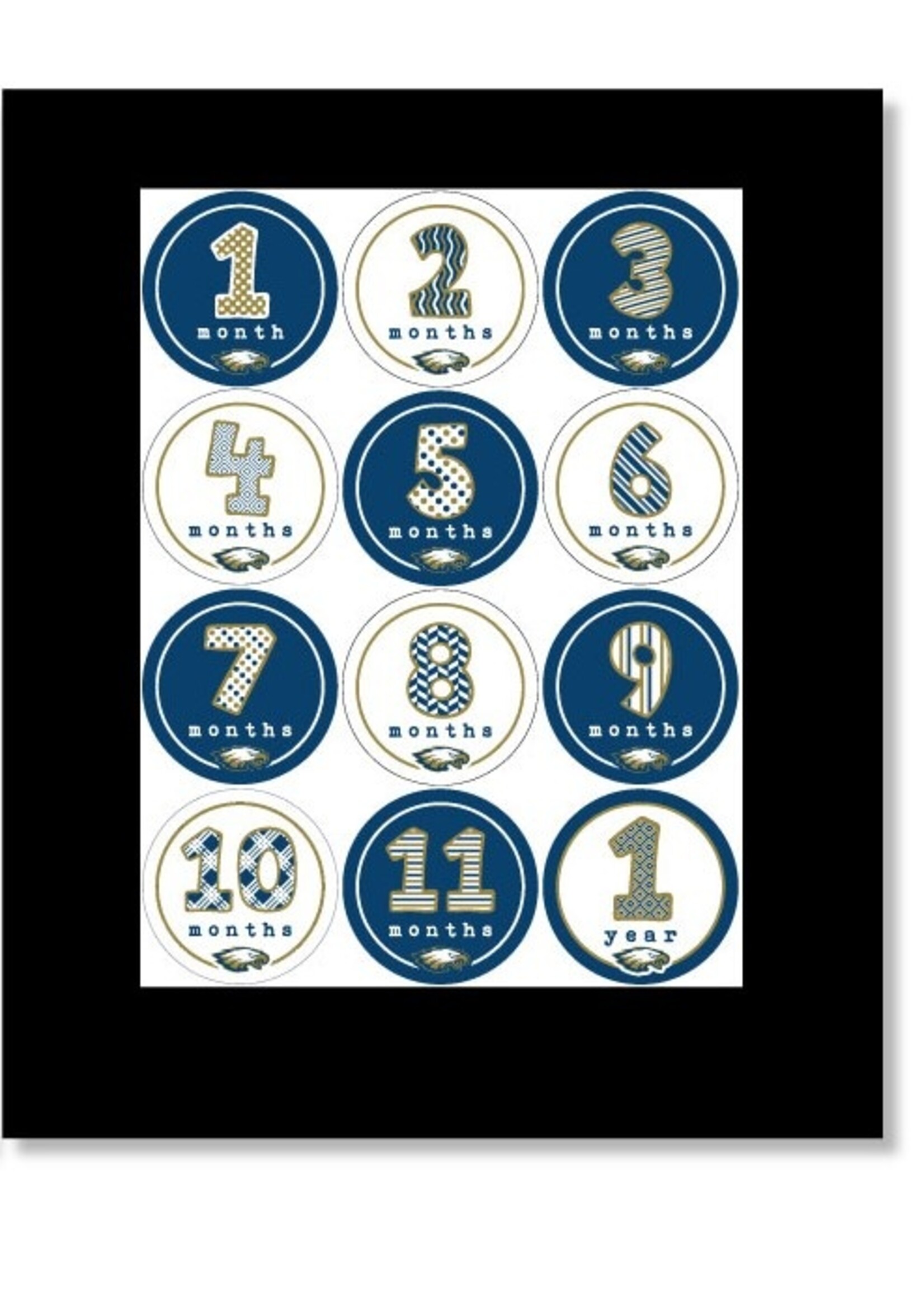 LANDMARK BABY  FIRST YEAR MILESTONE STICKERS