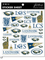 ASSORTED LANDMARK LOGO STICKER SHEET
