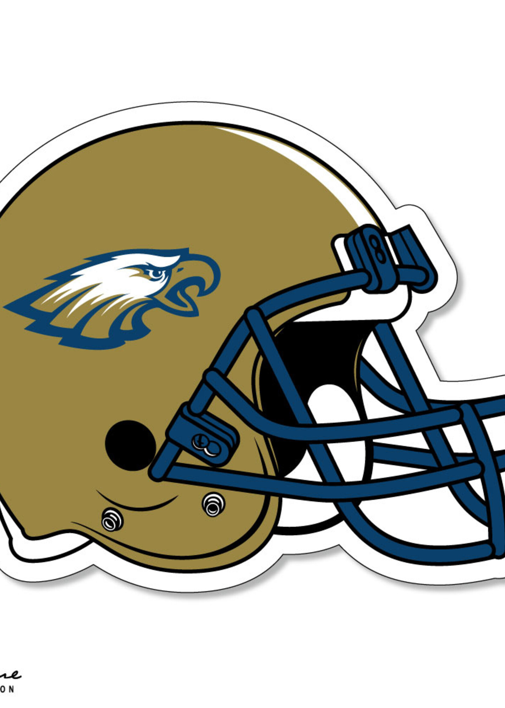 VINYL 3.5" FOOTBALL HELMET DECAL