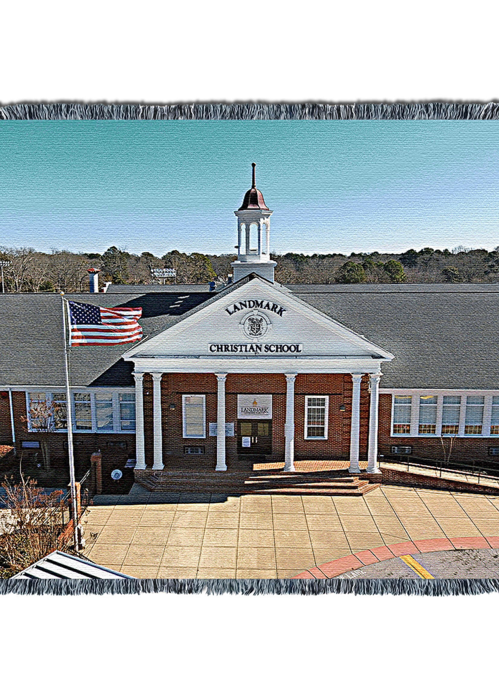 CUSTOM LANDMARK TAPESTRY THROW 54" X 70"