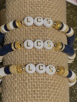 HEISHI BEADED BRACELET  WITH GOLD LCS