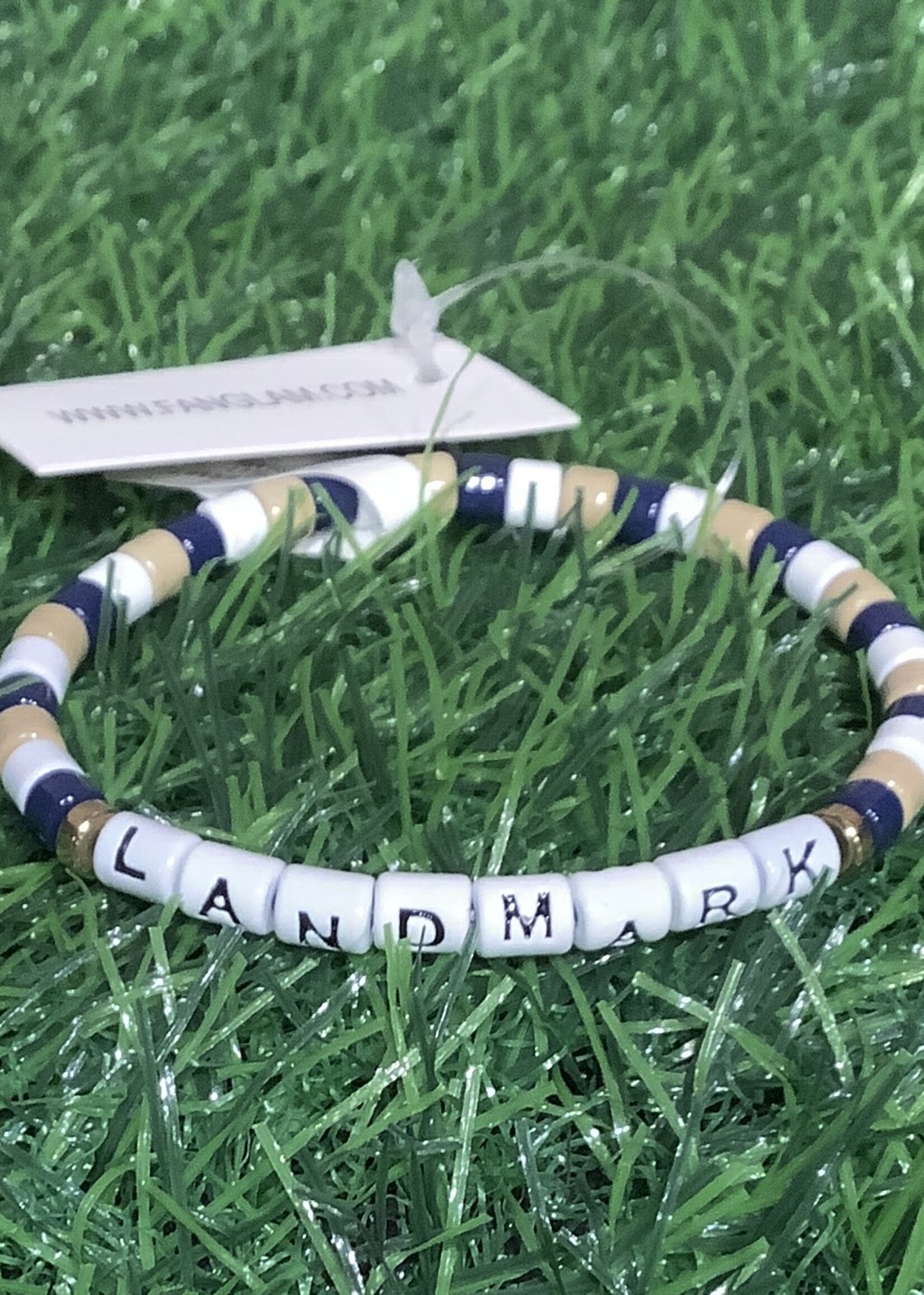 WORD WRAP TILE BRACELET