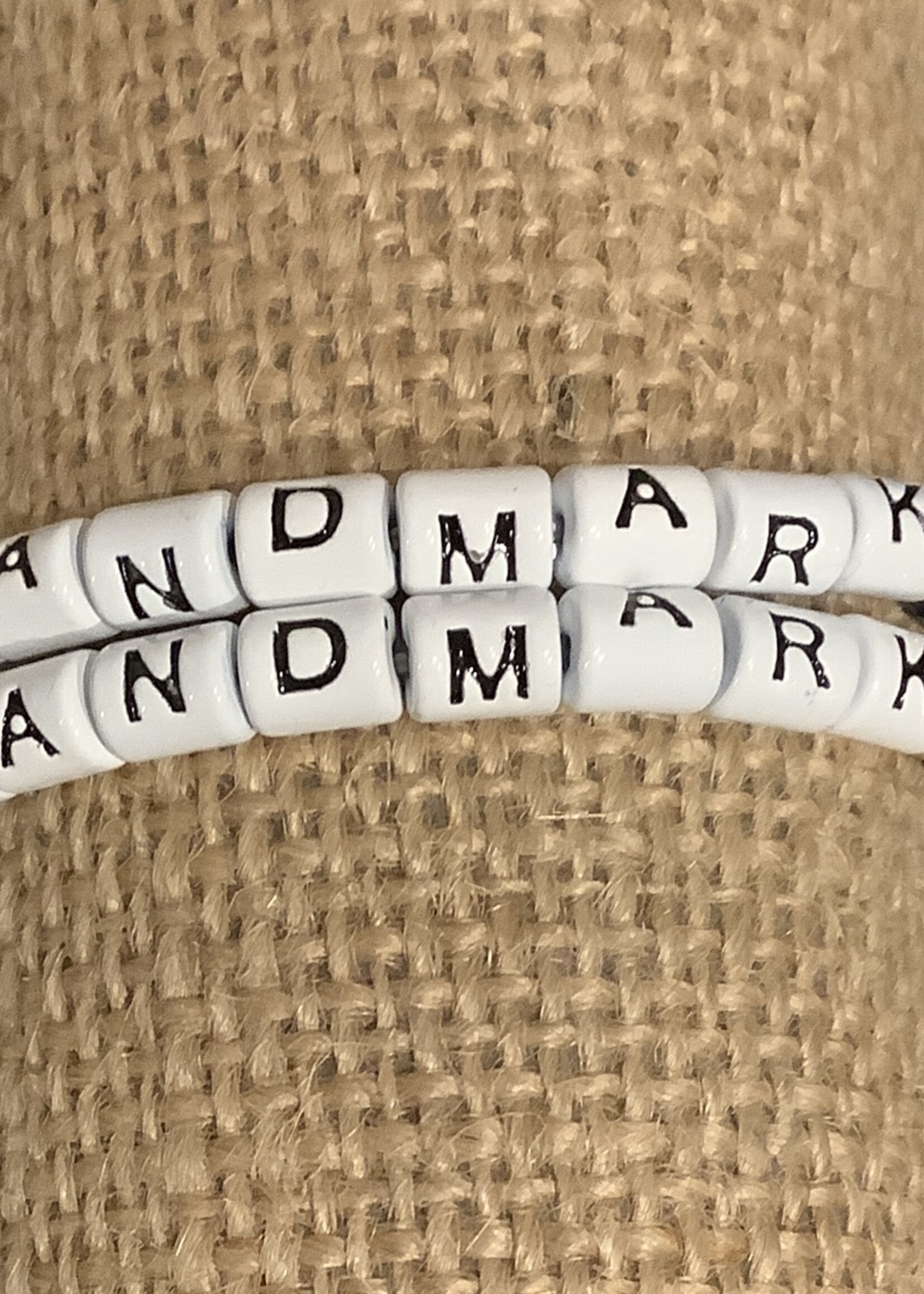 WORD WRAP TILE BRACELET