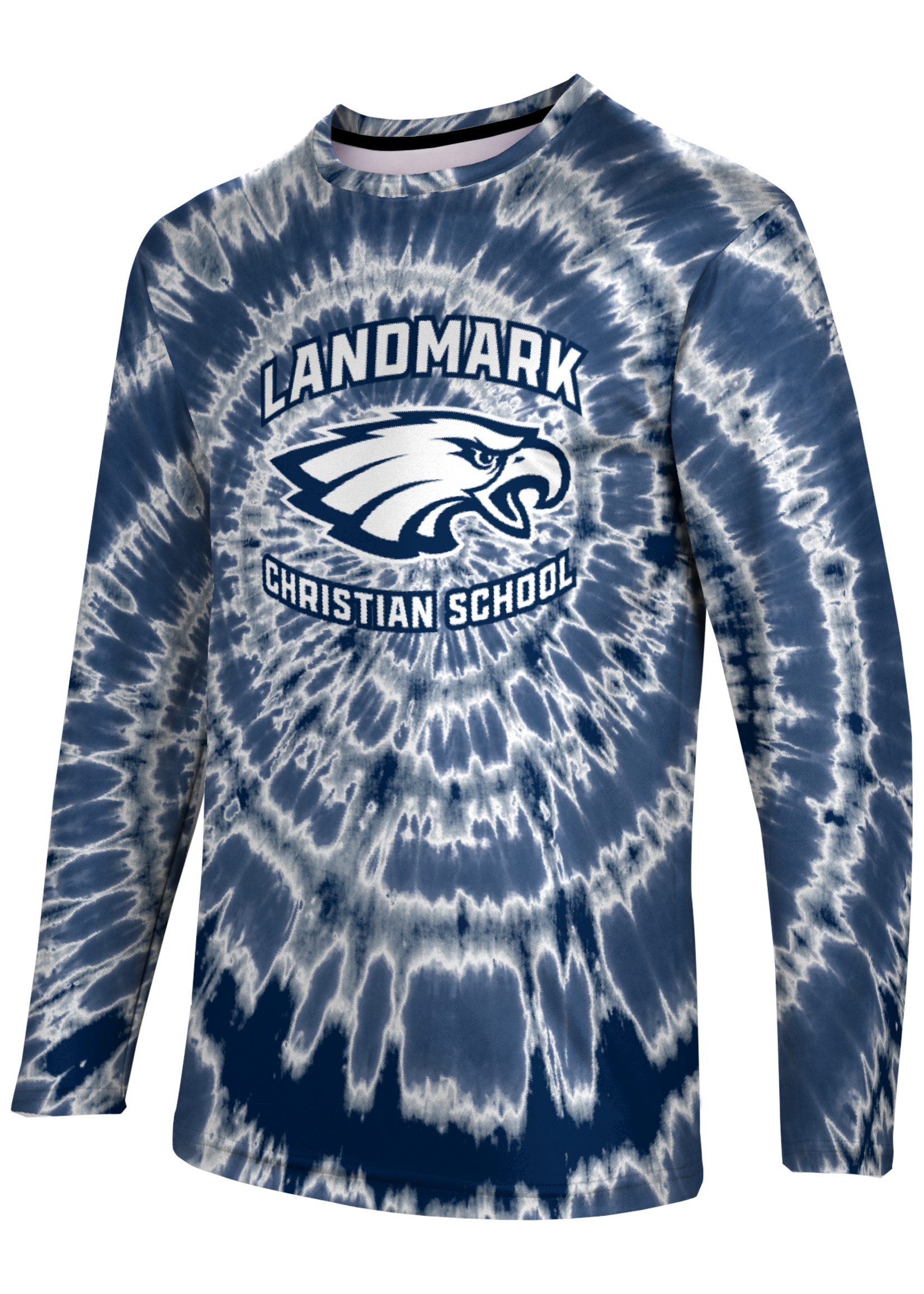 ADULT PERFORMANCE LONG SLEEVE TIE DYE TEE