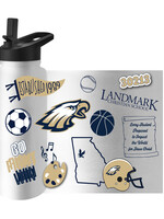 LOGO BRAND 34 OZ QUENCHER WITH ALL OVER DESIGN