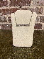 MHH STERLING LONG BAR NECKLACE