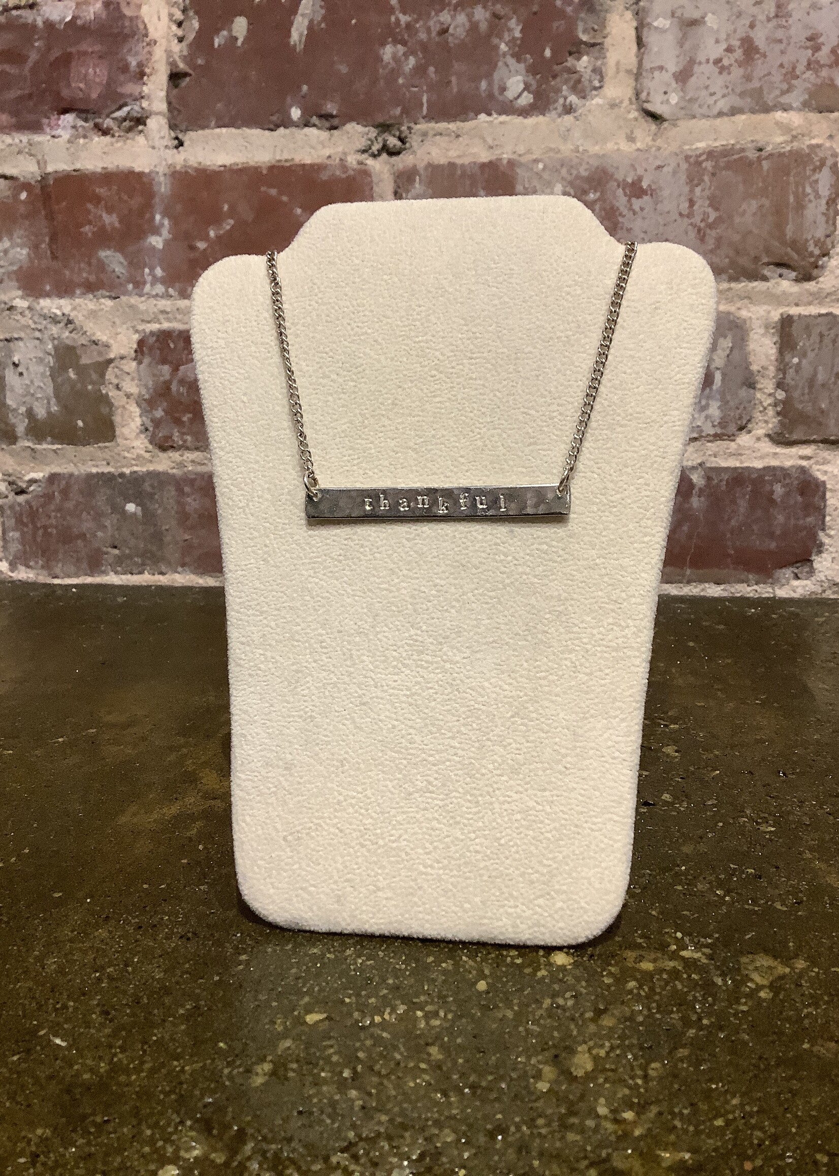 MHH STERLING LONG BAR NECKLACE