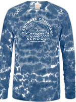 USCAPE CRINKLE TIE DYE ADULT L/S TEE
