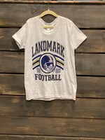 SHORT SLEEVE ASH GREY FOOTBALL TEE