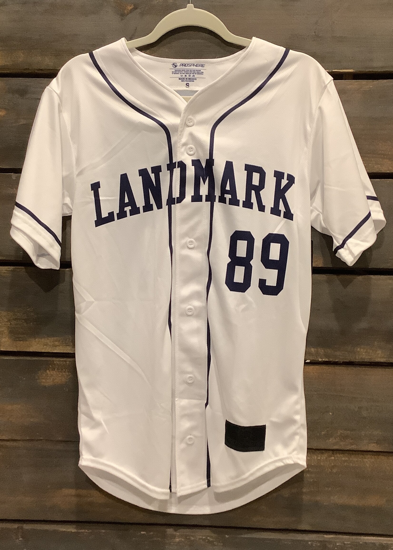 ADULT BASEBALL JERSEY IN NAVY/WHITE