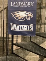 LANDMARK 13 X 18 GARDEN FLAG WITH METAL STAND