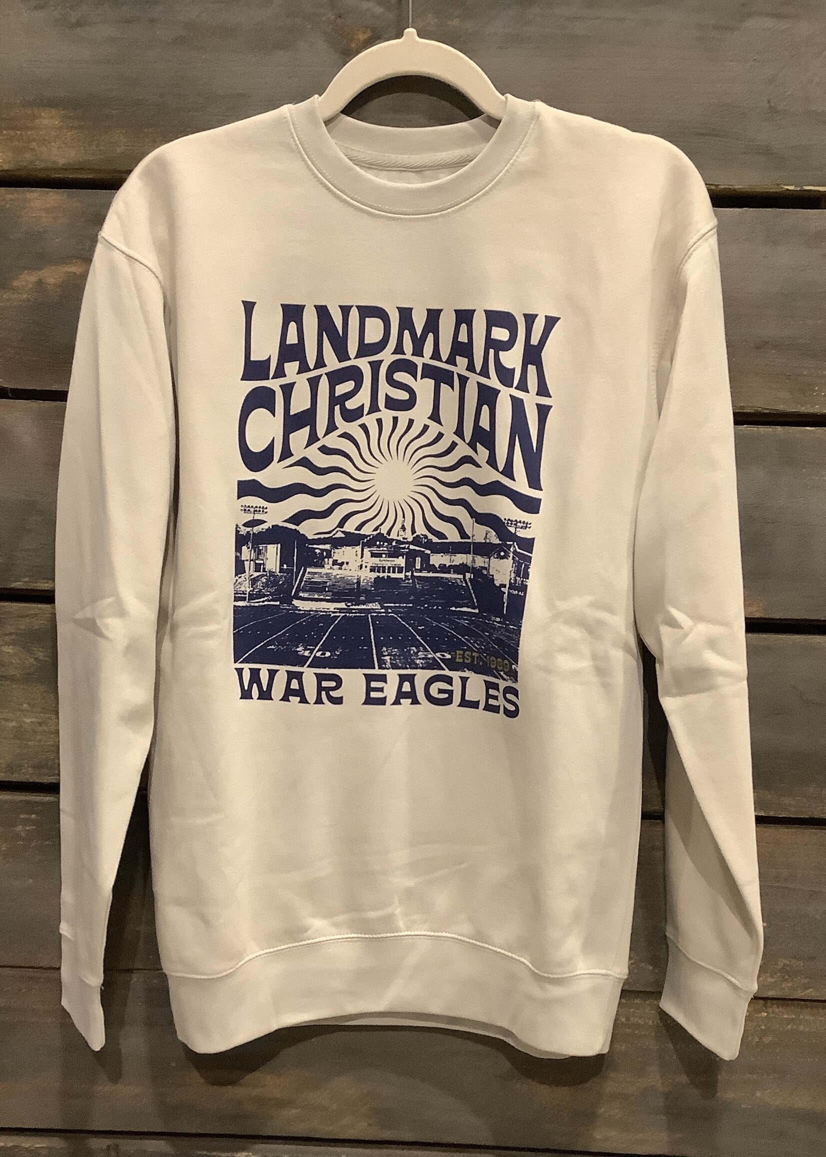 USCAPE COASTAL CREW WITH THE FOOTBALL STADIUM SCREEN PRINT