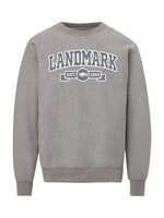 ADULT PROWEAVE CREWNECK WITH  APPLIQUE FRONT