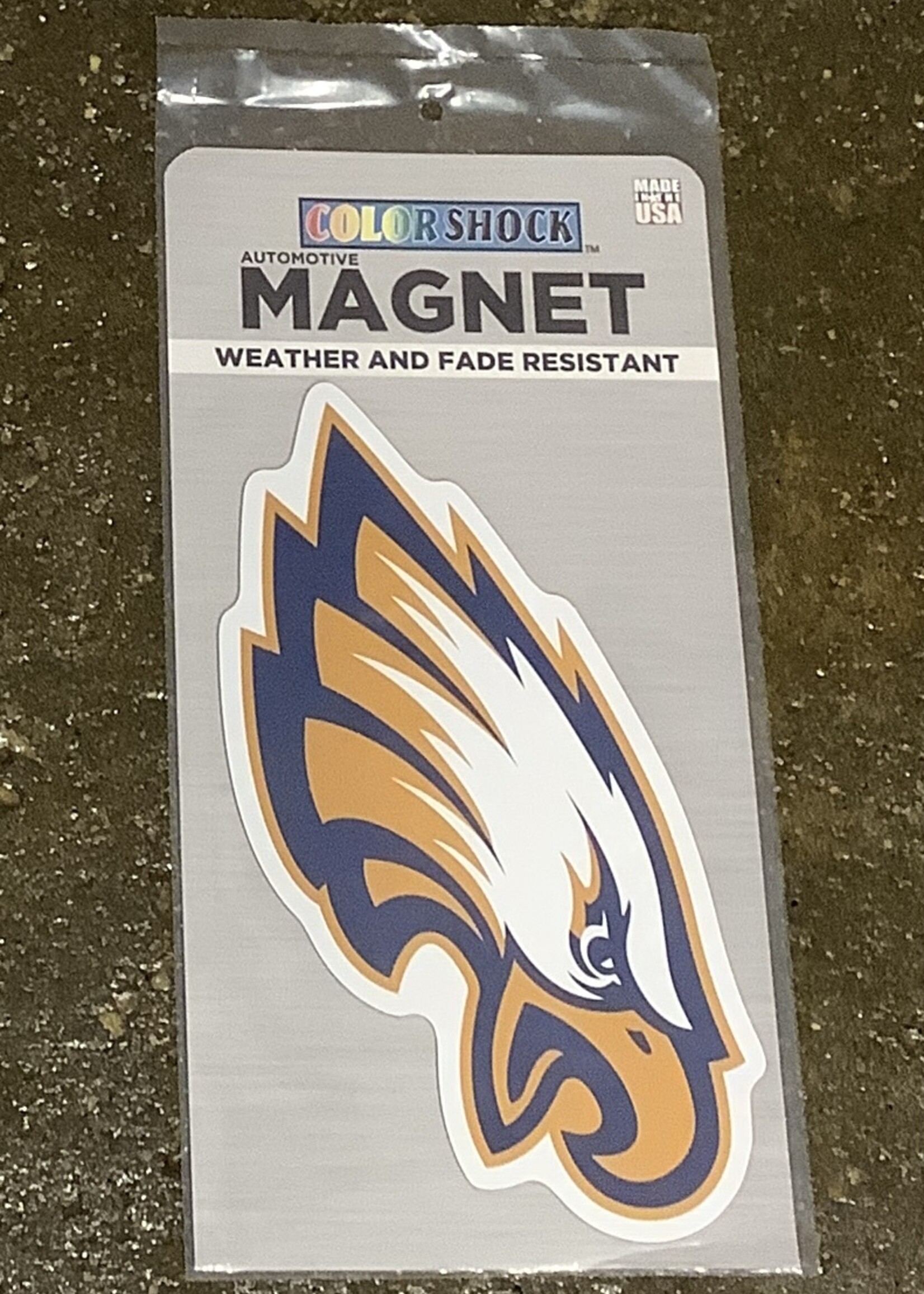 GAME DAY EAGLE HEAD LARGE MAGNET