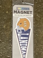 GAME DAY LCS HELMET AND PENNANT SMALL MAGNET