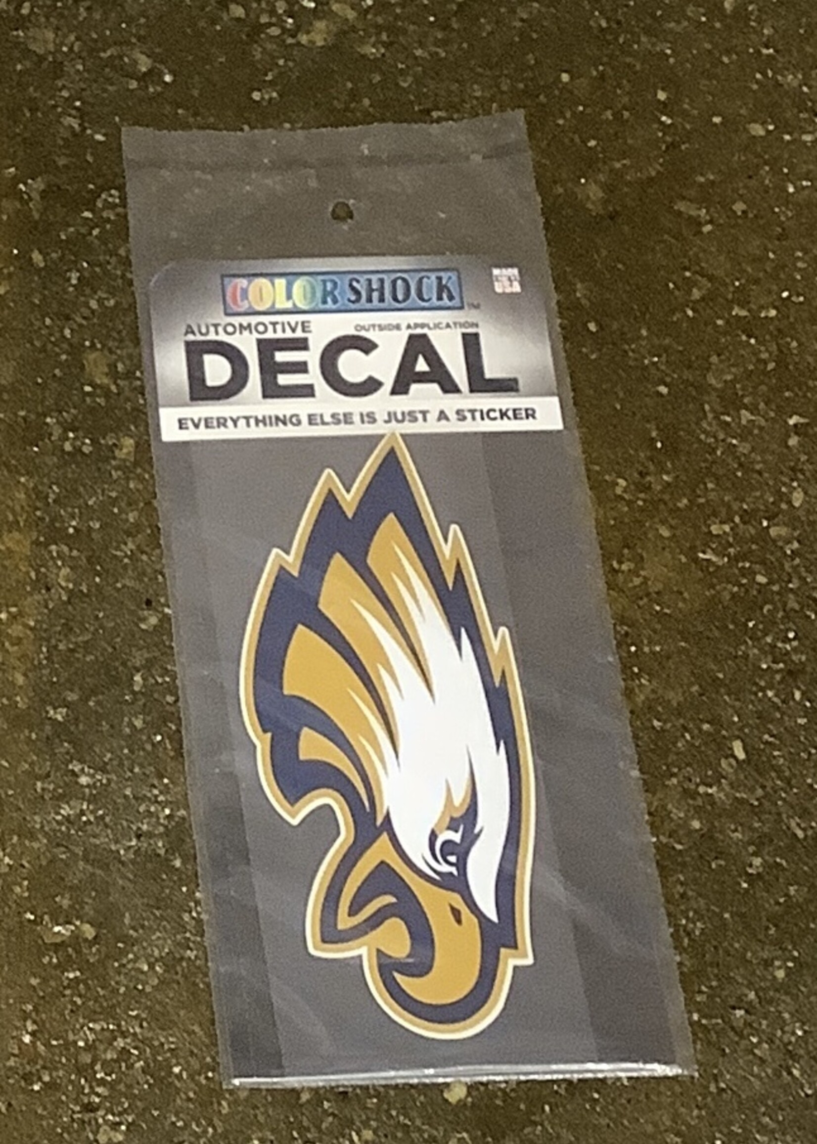 GAME DAY EAGLE HEAD DECAL