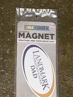 OVAL LANDMARK MAGNET DAD