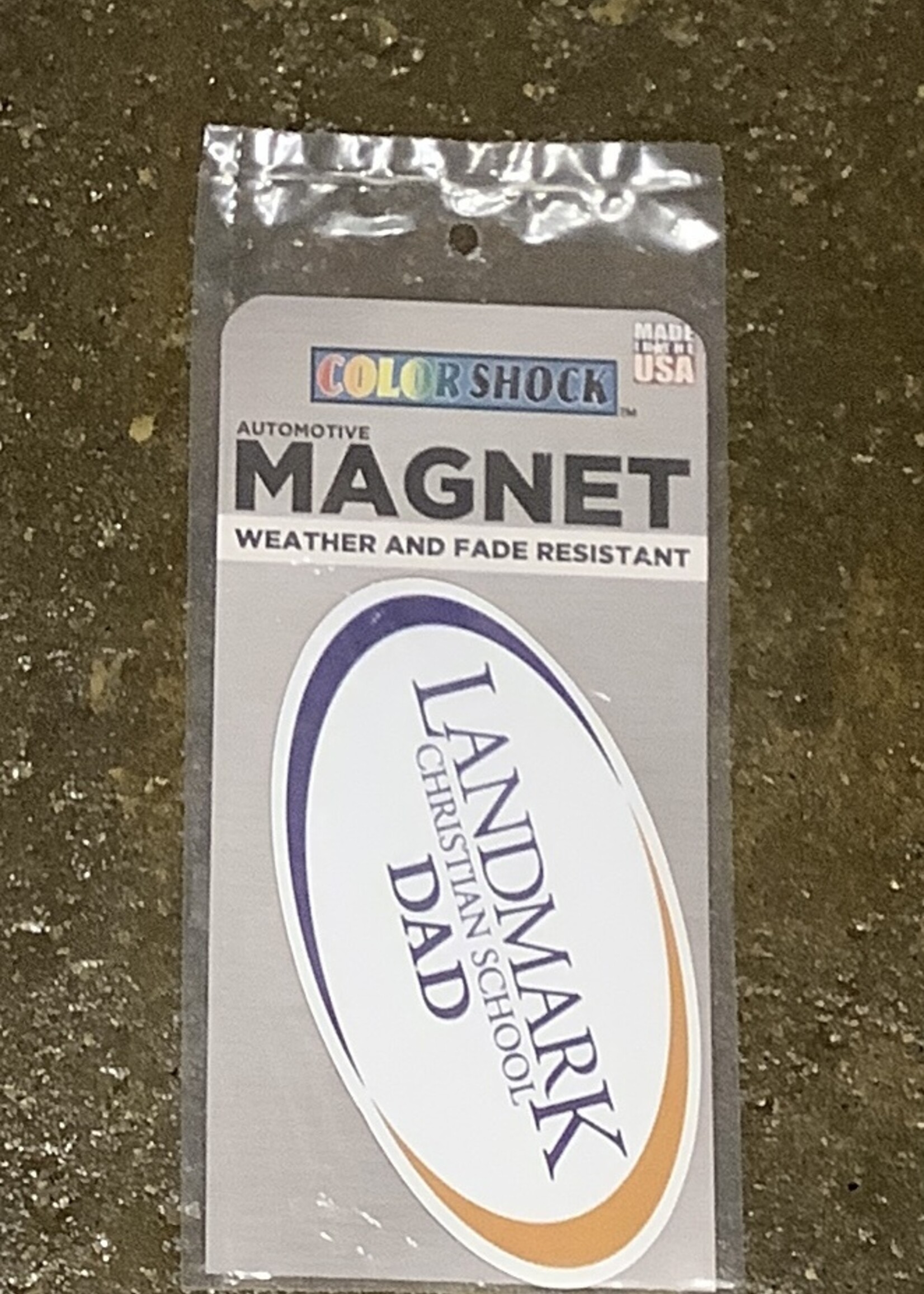 OVAL LANDMARK MAGNET DAD