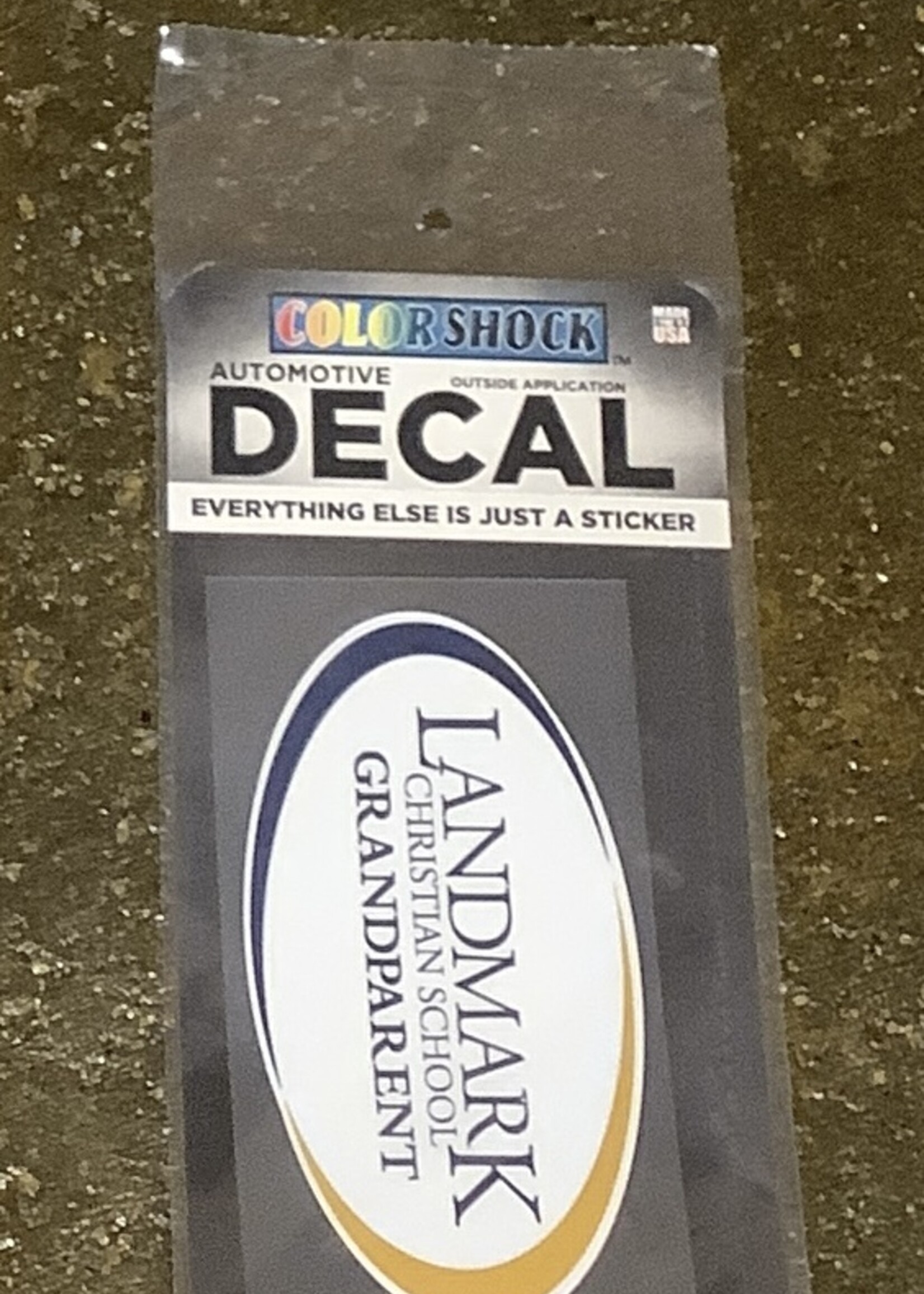 GRANDPARENT OVAL DECAL