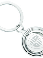 GIMBALL SILVER KEY RING WITH LCS CREST