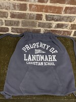 SWEATSHIRT DRAWSTRING SLINGBACK IN MOONLIGHT NAVY WITH LOGO FRONT