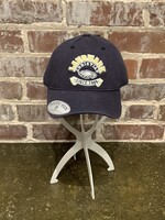 YOUTH NAVY TWILL HAT WITH EMBROIDERY FRONT