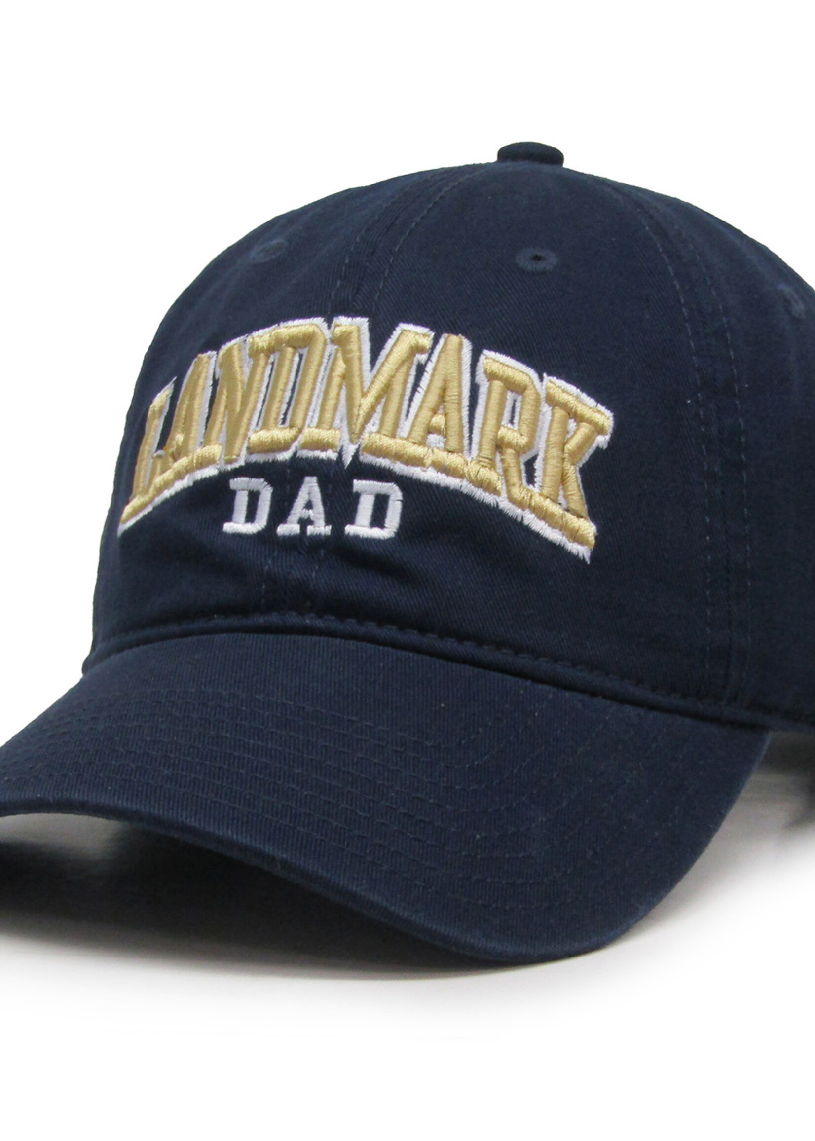 NAVY TWILL ADJUSTABLE HAT WITH DAD EMBROIDERY