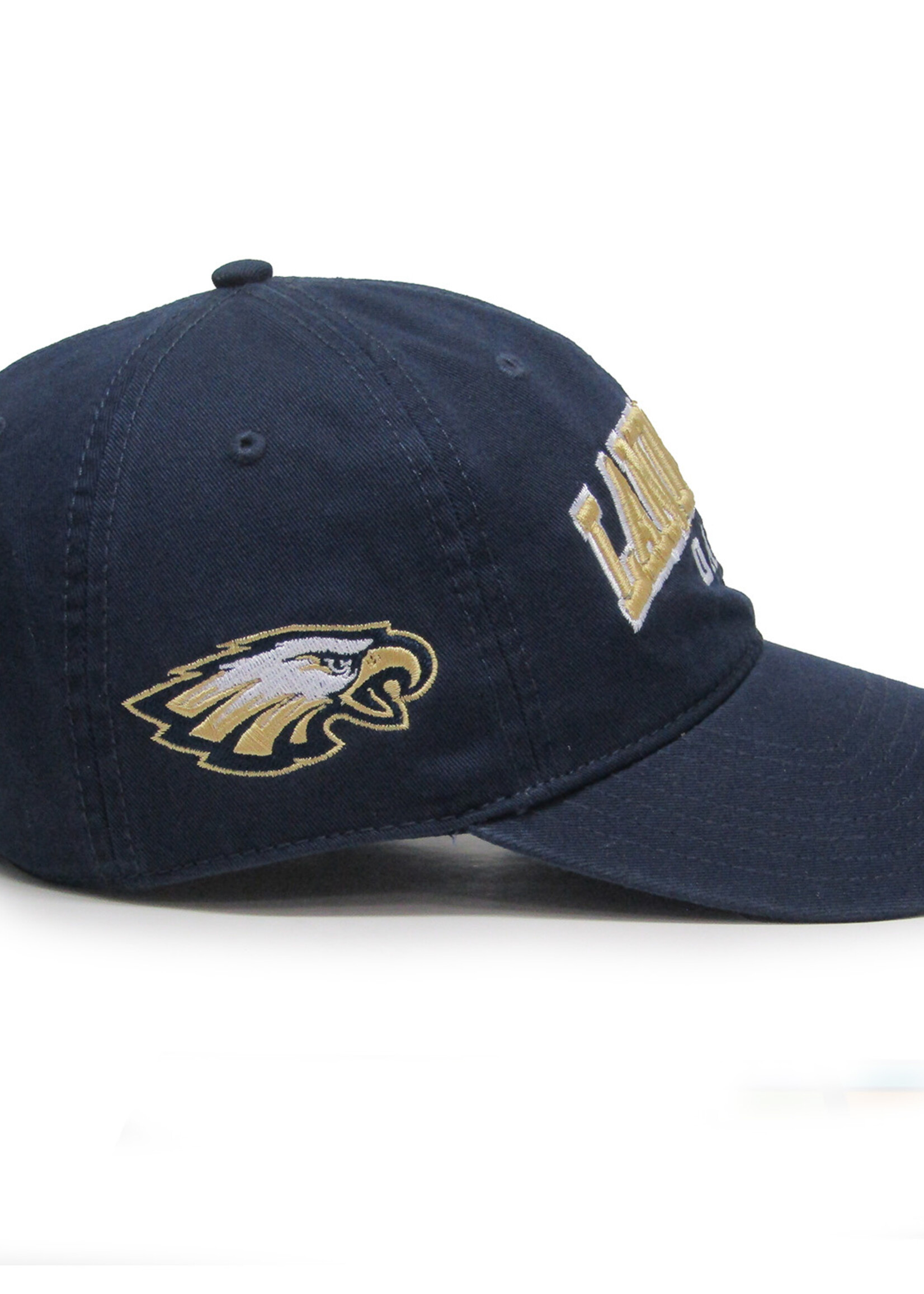 NAVY TWILL ADJUSTABLE HAT WITH DAD EMBROIDERY
