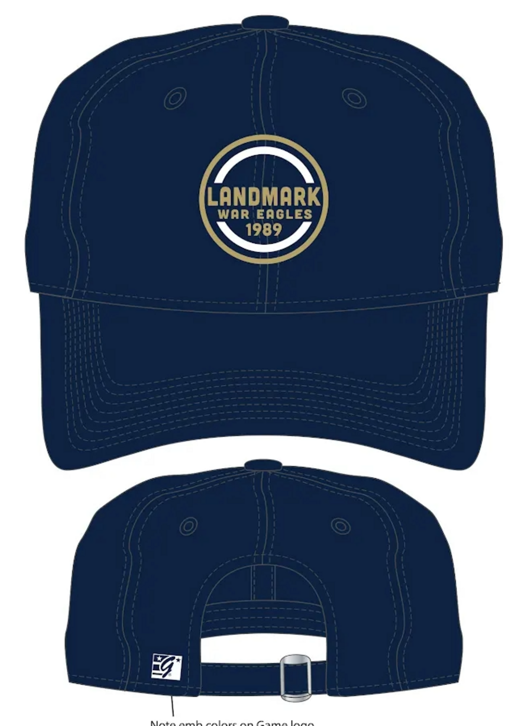 GAME CHANGER PERFORMANCE HAT WITH EMBROIDERY LOGO