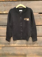 YOUTH ELDERADO #1105 CREWNECK HEAVY WEIGHT CARDIGAN - NAVY