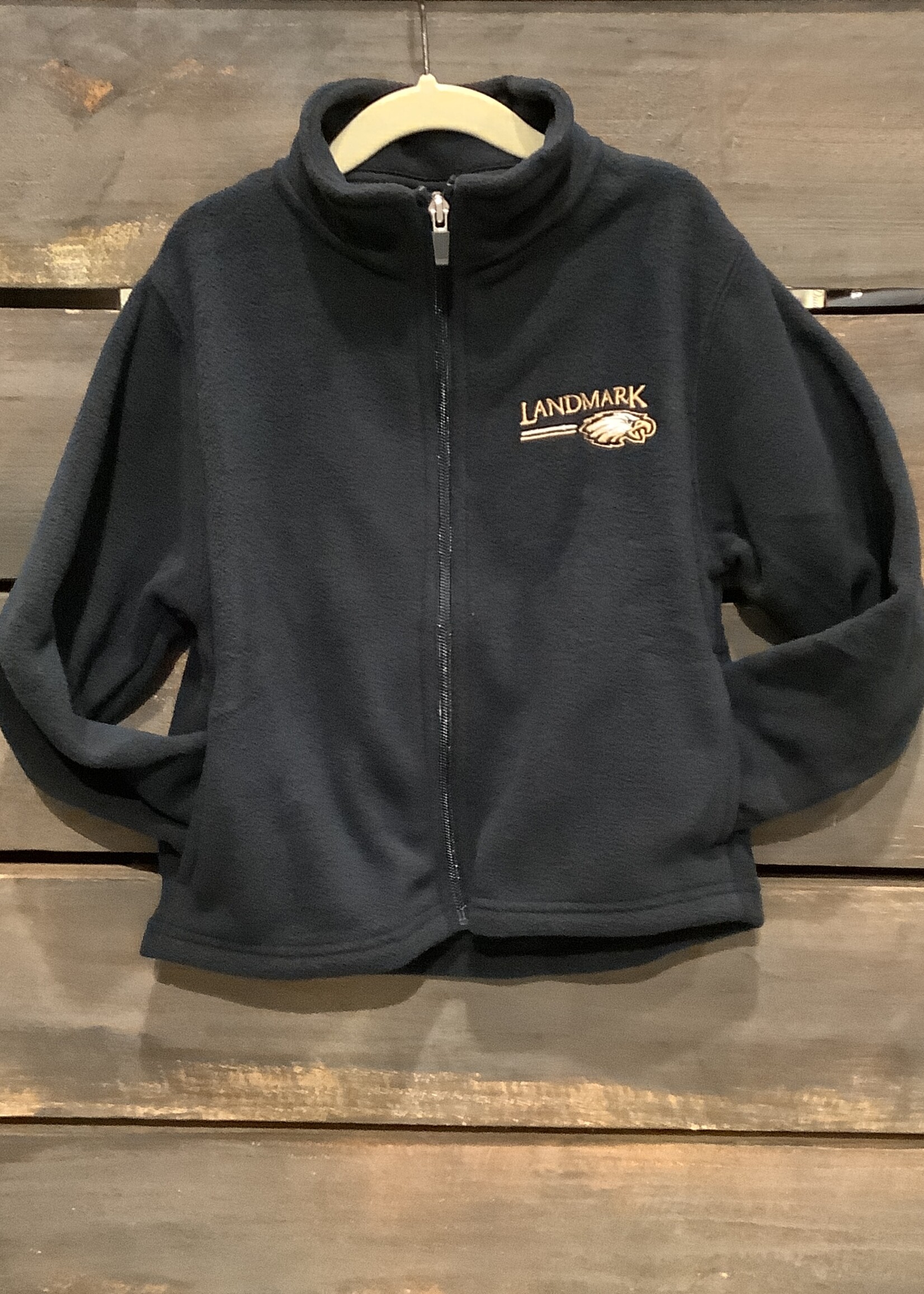 YOUTH POLAR FLEECE FULL ZIP JACKET  WITH LEFT CHEST EMBROIDERY