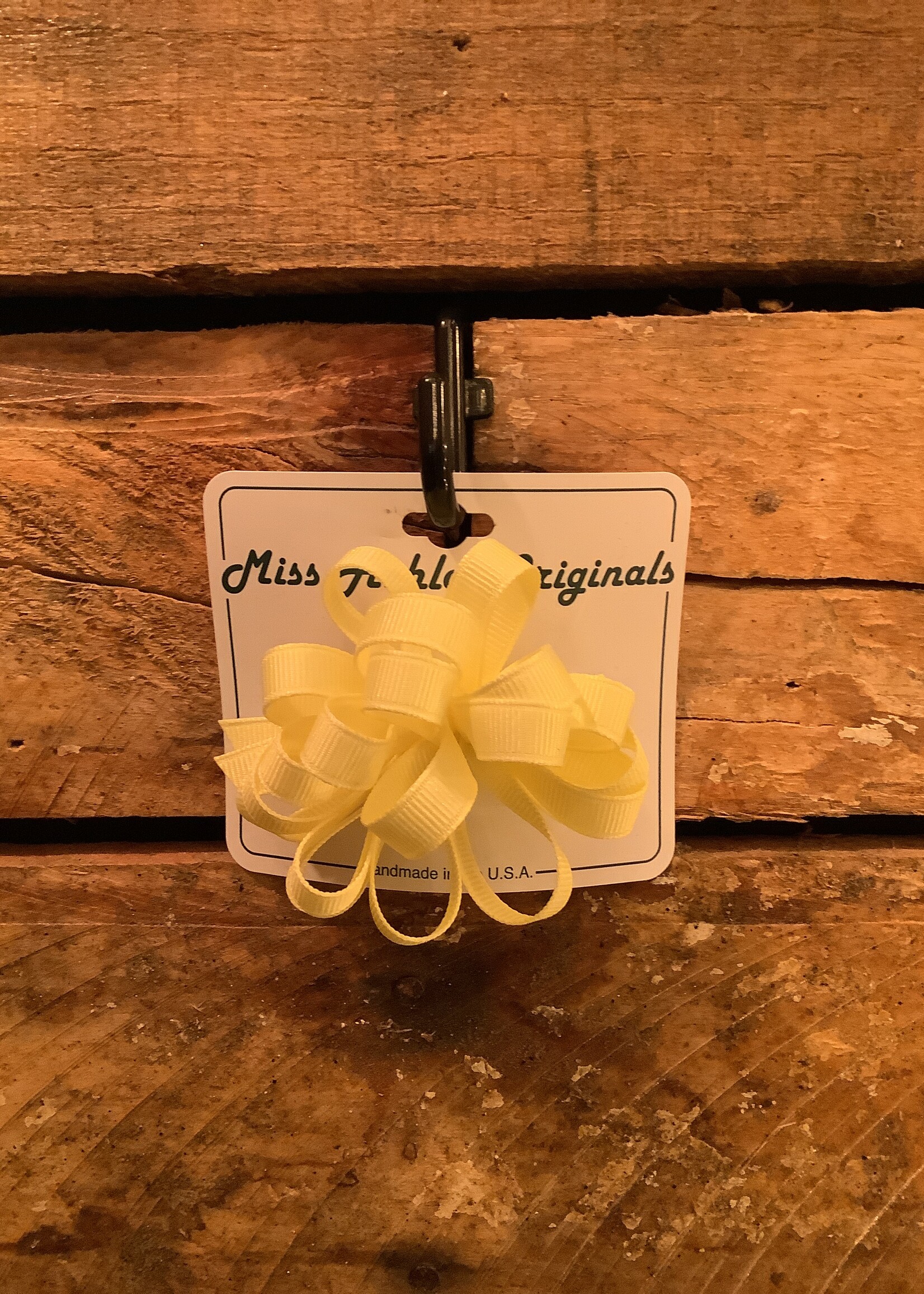 MULTI LOOP MEDIUM BOW  ON BARRETTE - 5029-4